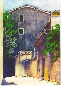 Corselli, Italy watercolor